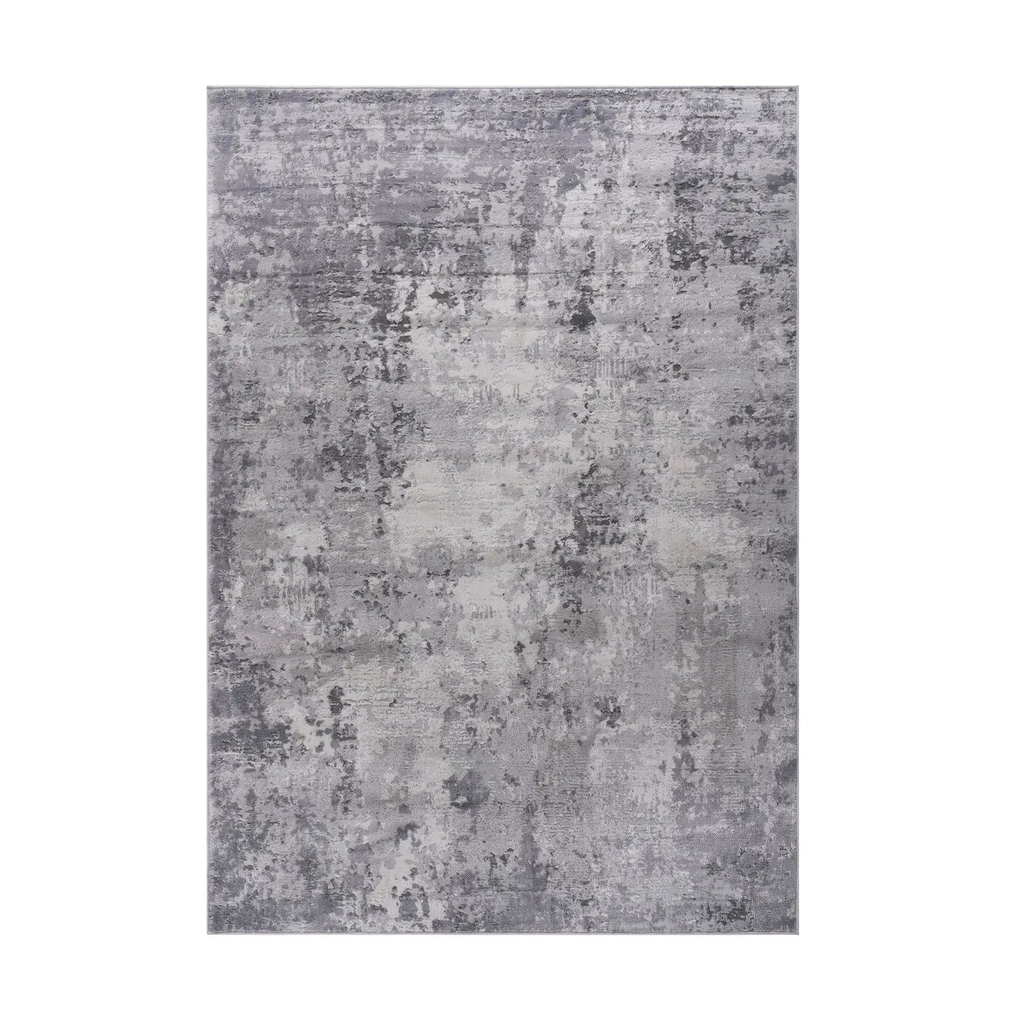 Marfi Abstract Rug, gray area rug by Unique Piece Furniture with a distressed marble pattern on Tampa Home & Garden Store