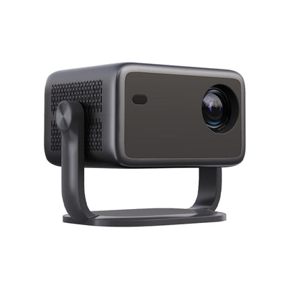 L018AA Whale OS LCD projector with right-side lens, dark gray body and curved stand on Tampa Home & Garden Store