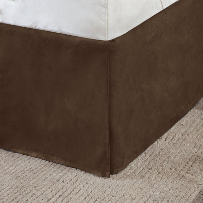7 Piece Faux Suede Comforter Set Brown California King Quilts & Comforters by HouseOfZazla on Tampa Home & Garden Store