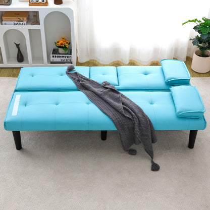Compact Foldable Sofa Bed and Cup Holder