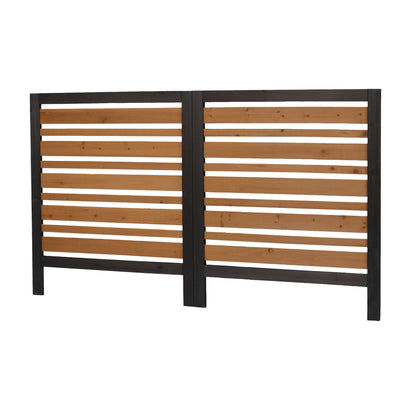 Premium Solid Wood Ac Screen for a Private Patio