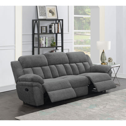 Divine Tufted Reclining Sofa with Memory Foam