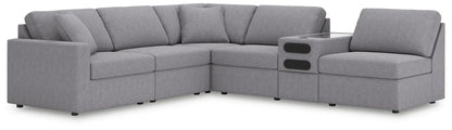 Modmax Sectional in Granite Performance Fabric