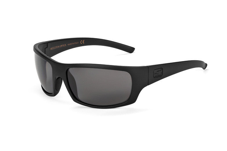 Renegade Blackout sunglasses by Skeleton Optics, matte black frame with dark lenses on Tampa Home & Garden Store