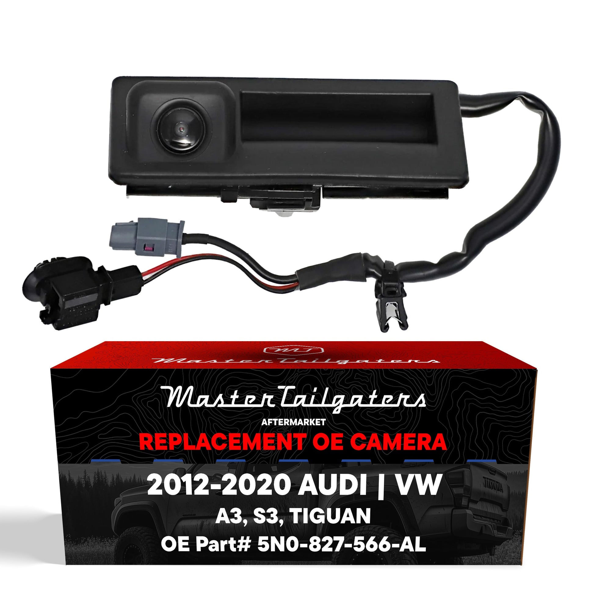 Master Tailgaters OEM backup camera for Audi A3/S3 and VW Tiguan, OE 5N0-827-566-AL on Tampa Home & Garden Store