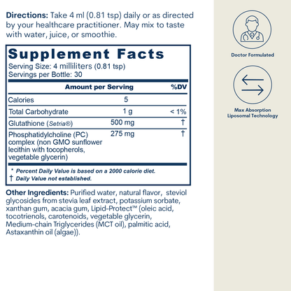 Liquid Liposomal Glutathione for Wellness