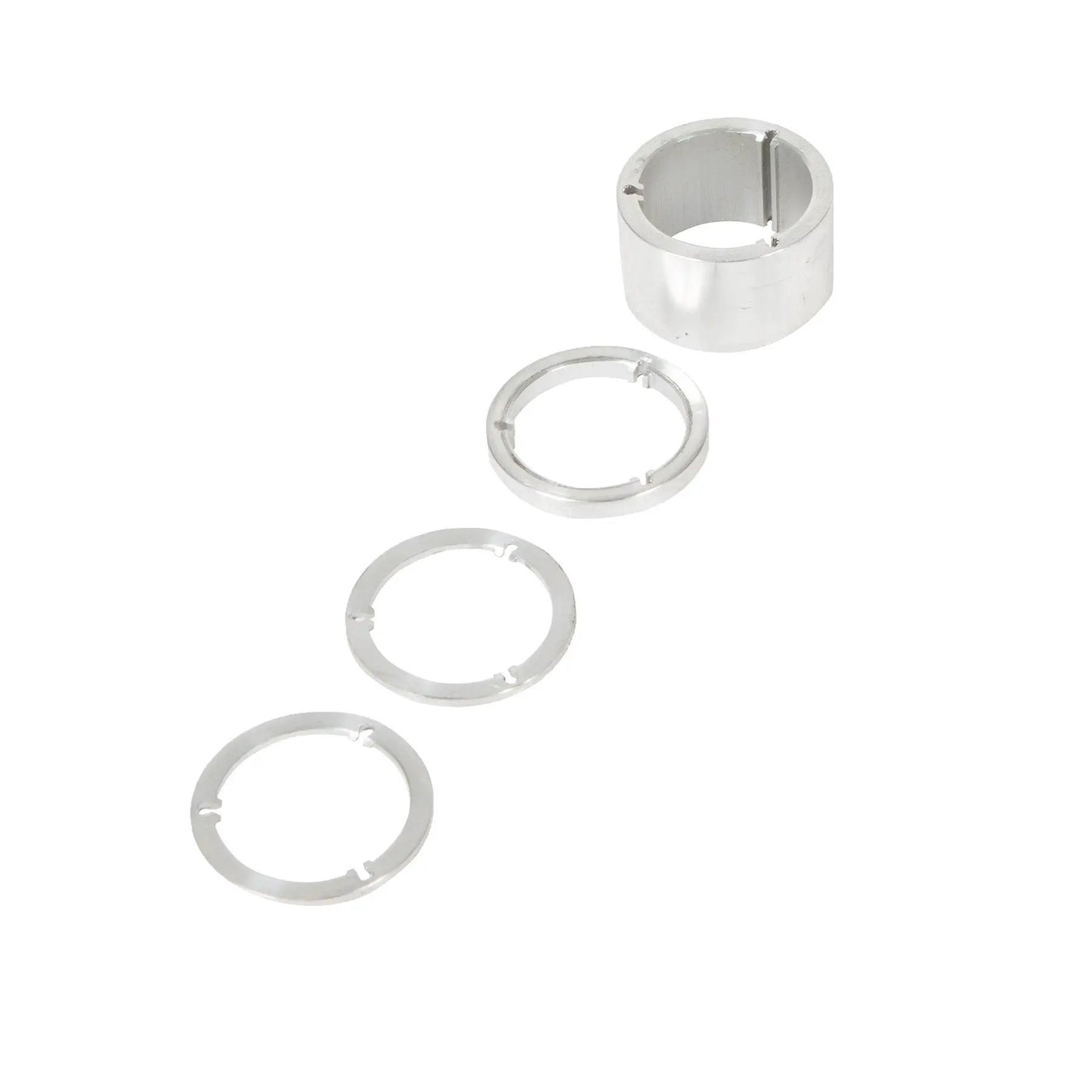 EUNORAU single speed cassette conversion kit spacers set of silver aluminum rings for bicycles on Tampa Home & Garden Store