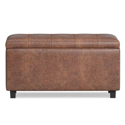 Cosmopolitan Upholstered Storage Ottoman Bench
