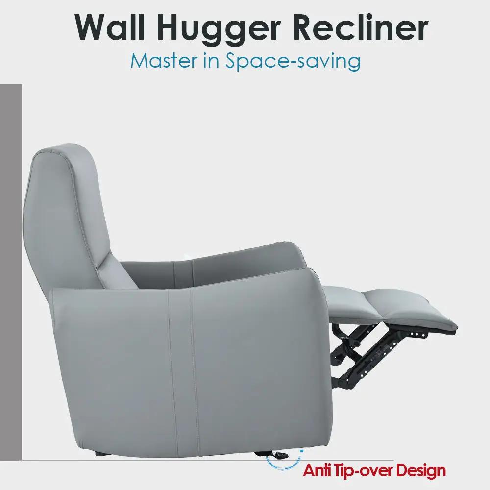 Wall Hugger Power Recliner Chair with USB Port