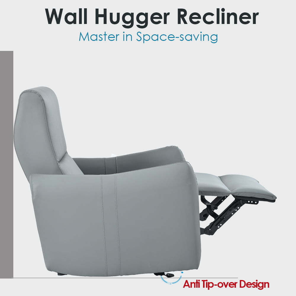 Wall Hugger Power Recliner with USB Port