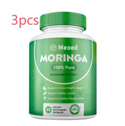 Moringa Leaf Capsules 100% Pure, Perfecsy brand, green bottle, 60 capsules on Tampa Home & Garden Store
