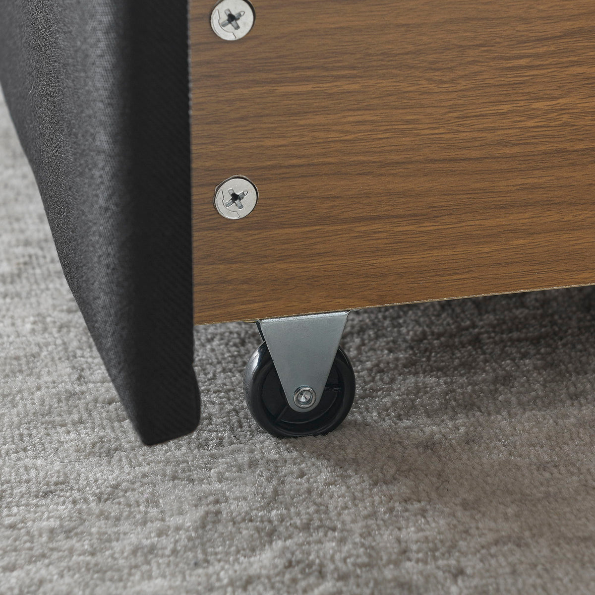 Upholstered Tufted Daybed with Storage Drawers