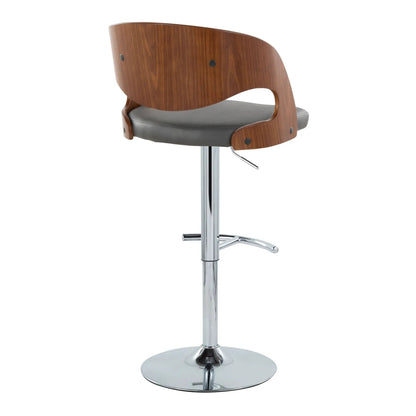 Pino Mid Century Modern Adjustable Bar Stool