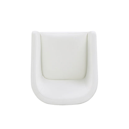 Anna and Modern Round Vegan Dining Armchair