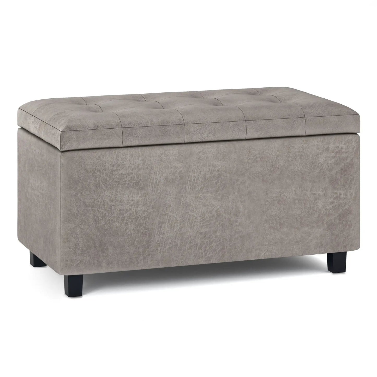 Cosmopolitan Upholstered Storage Ottoman Bench