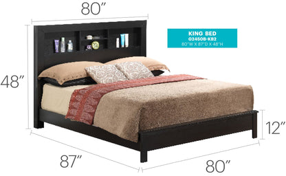 Stylish and Transitional Wooden Bed Frame