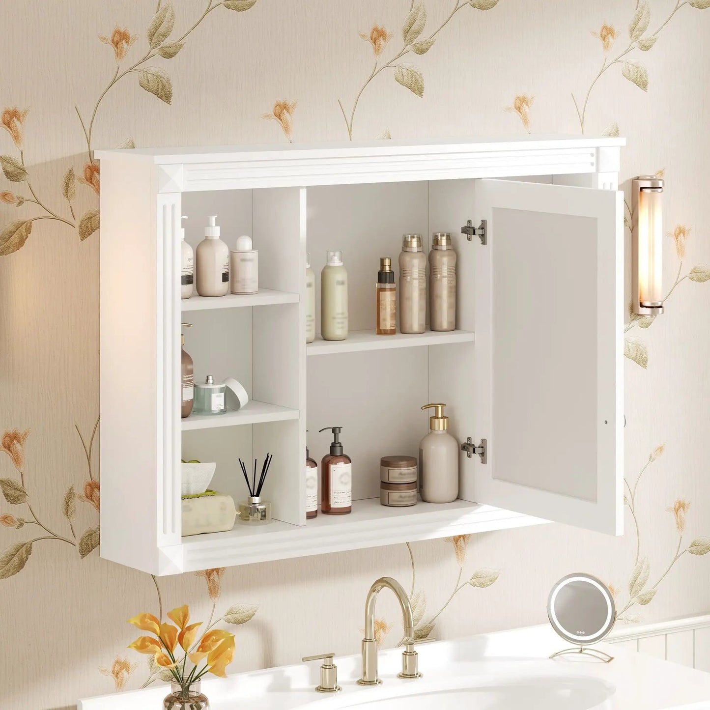 Wall Mounted Medicine Cabinet With Mirror