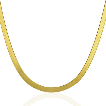 Herringbone chain necklace 5.0mm 14k yellow gold Super Flex on Tampa Home & Garden Store