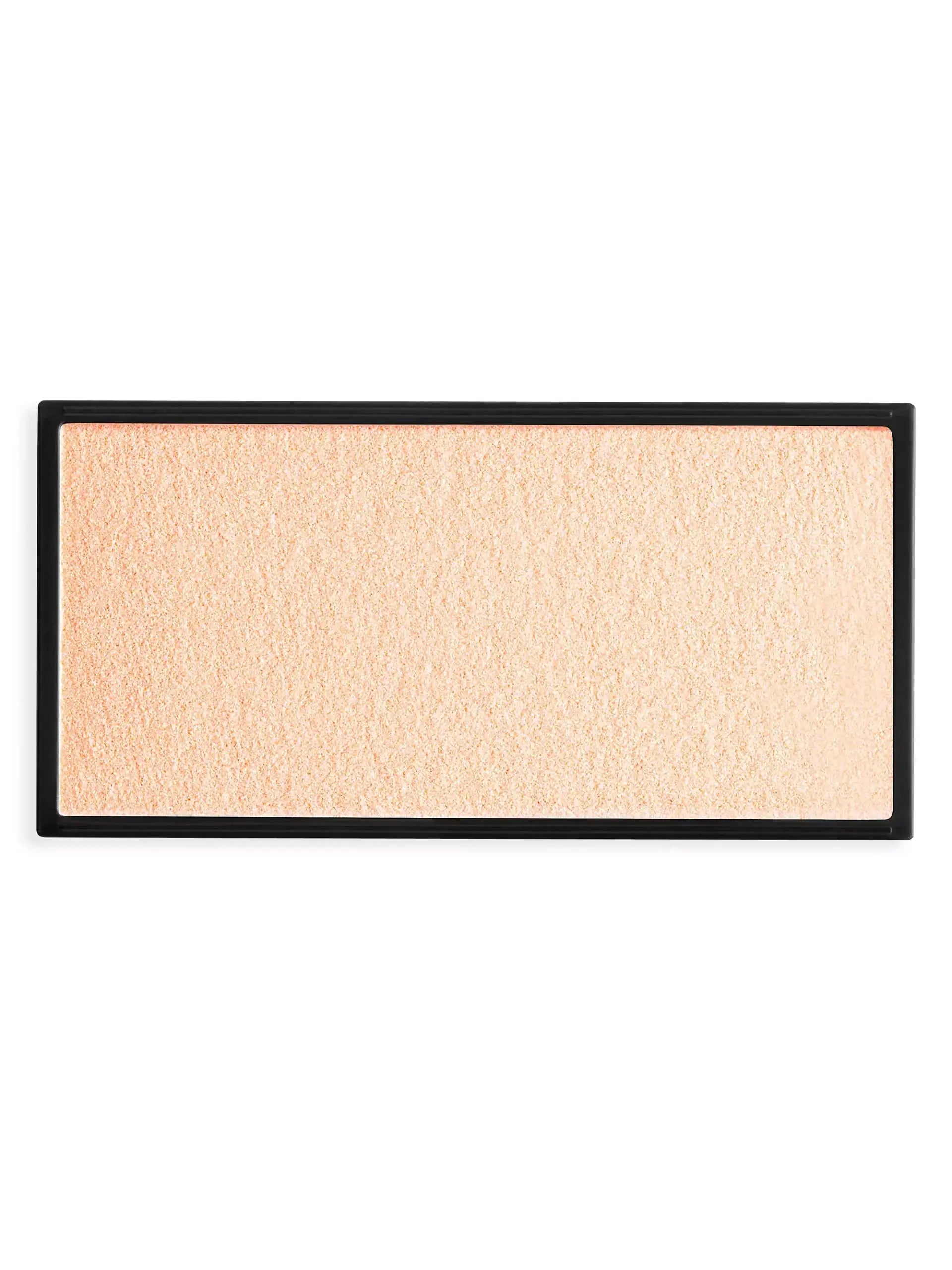 Surratt Beauty Artistique Blush peach shimmer powder compact, black case on Tampa Home & Garden Store