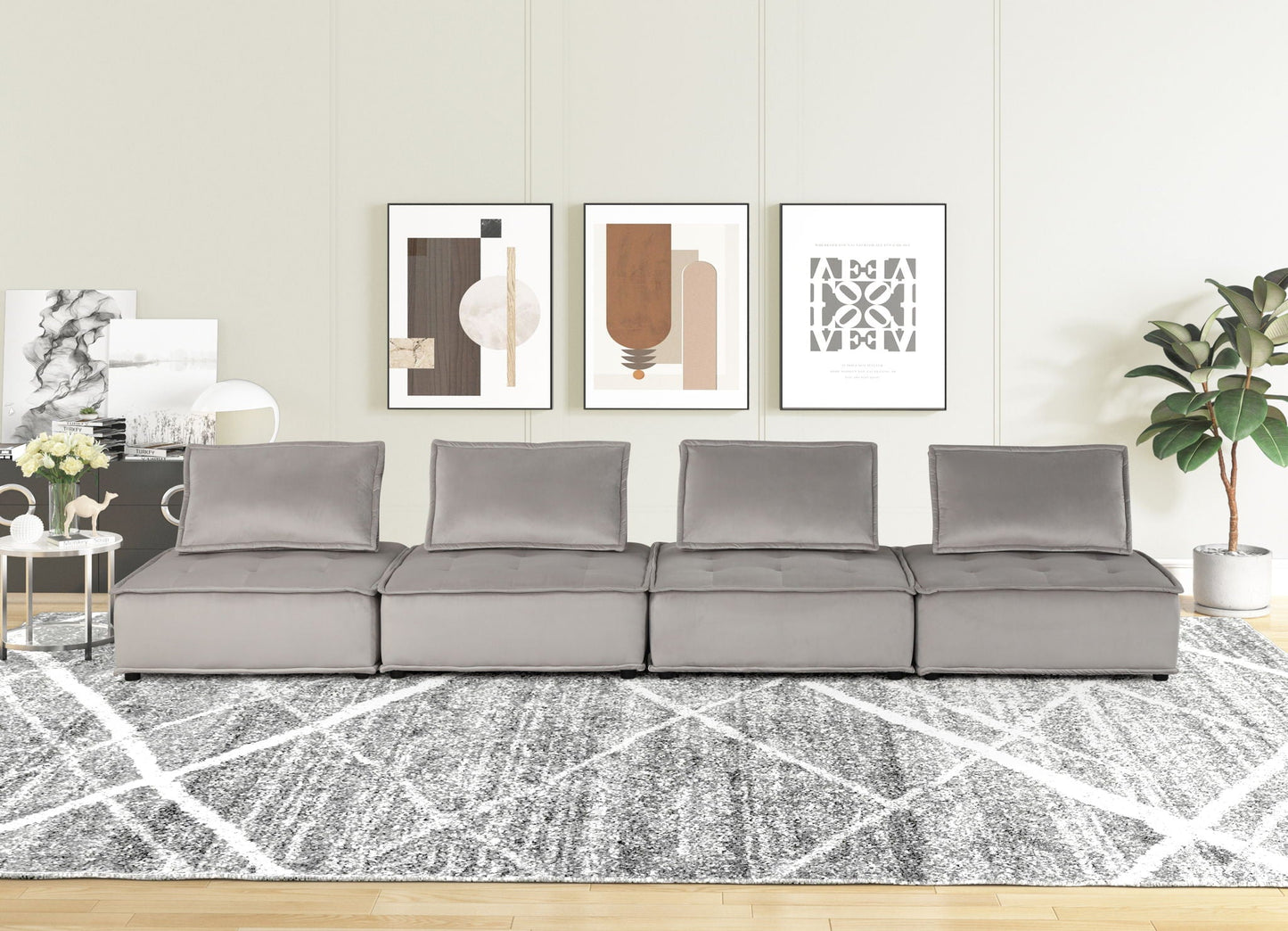 Anna Soft Modular Sofa and Four Seater Comfort