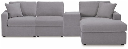 Modmax Sectional in Granite Performance Fabric