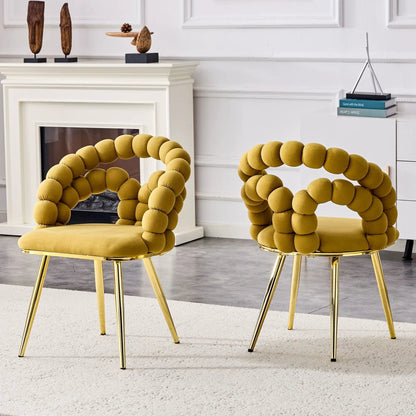 Puffy Bubble Ball Chain Chairs For Dining Room