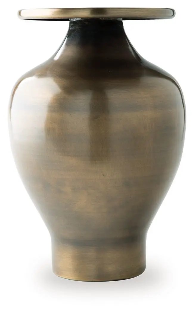 Fedorleigh Vase in Antique Brass Finish Modern