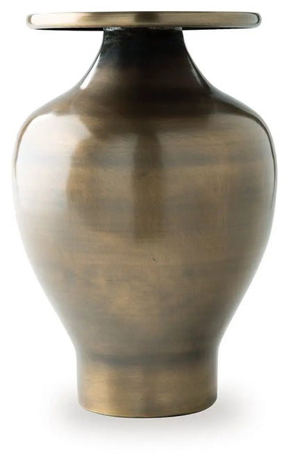 Fedorleigh Vase in Antique Brass Finish Modern