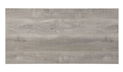 Desk in Gray Wash with Storage Drawer and Shelf