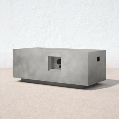 Durable Propane Fire Pit Table and a Gray Cover