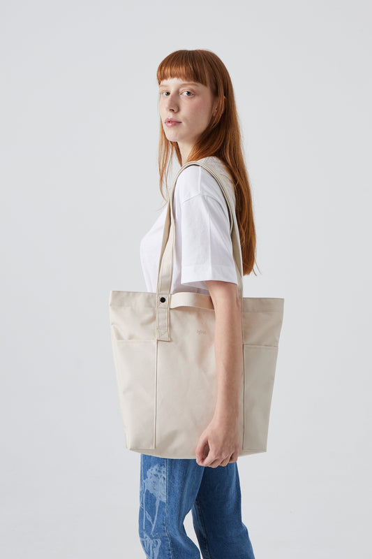 Lefrik USA Raw Tote Bag Ecru lightweight shopper 13L capacity on Tampa Home & Garden Store