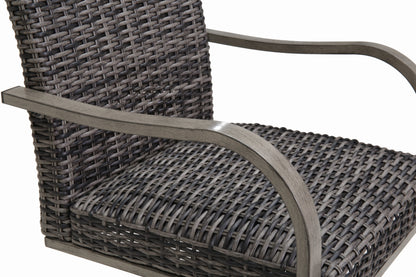 2 Piece Outdoor Dining Chair and Cotton Seat