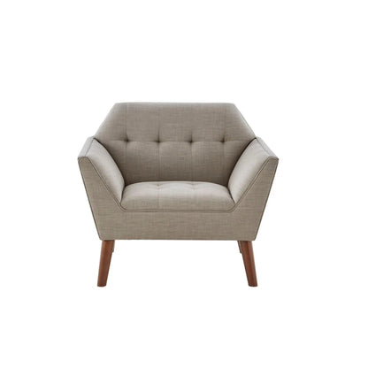 Lounge Chair With Button Tufting Mid Century