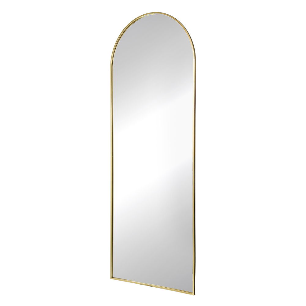 Celine Arch Body Mirror with slim gold frame, floor mirror by HouseOfZazla on Tampa Home & Garden Store