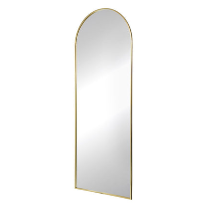 Celine Arch Body Mirror with slim gold frame, floor mirror by HouseOfZazla on Tampa Home & Garden Store