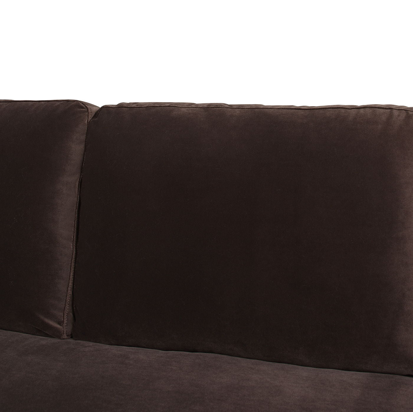 Knox Modern Farmhouse Sofa stationary brown suede-like upholstery by HouseOfZazla on Tampa Home & Garden Store