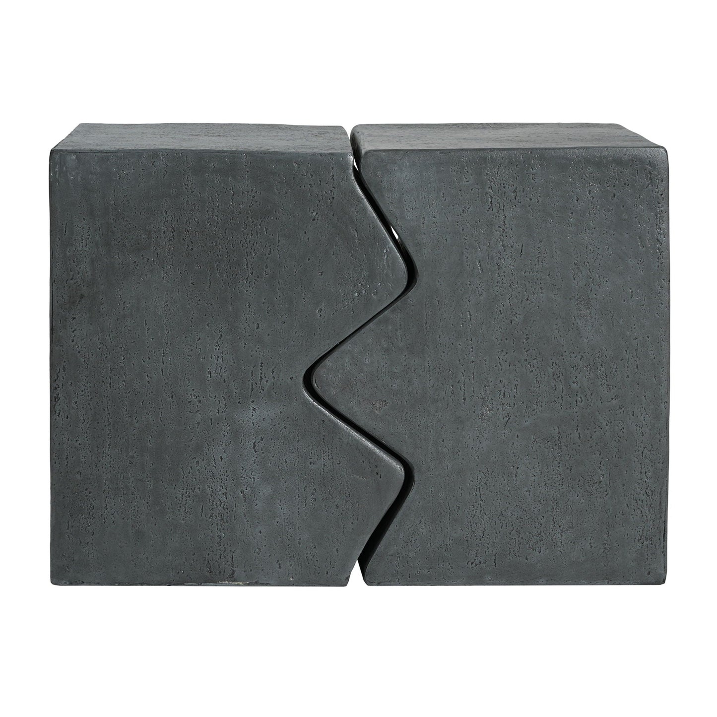 Set of 2 Modern Outdoor Accent Side Tables