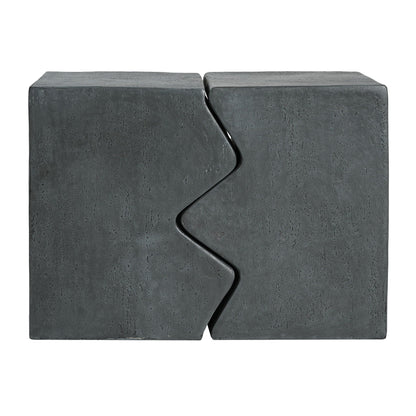 Set of 2 Modern Outdoor Accent Side Tables