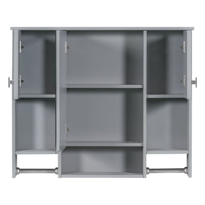 Wall Mounted Bathroom Cabinet and Mirror Shelf