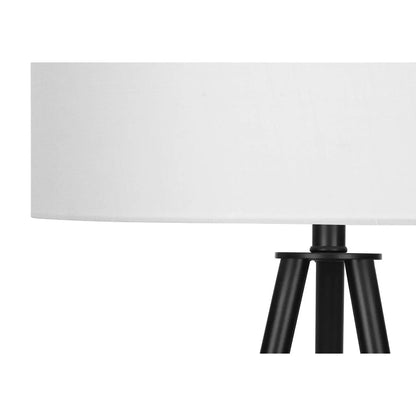 Contemporary Floor Lamp and Tripod Drum Shade