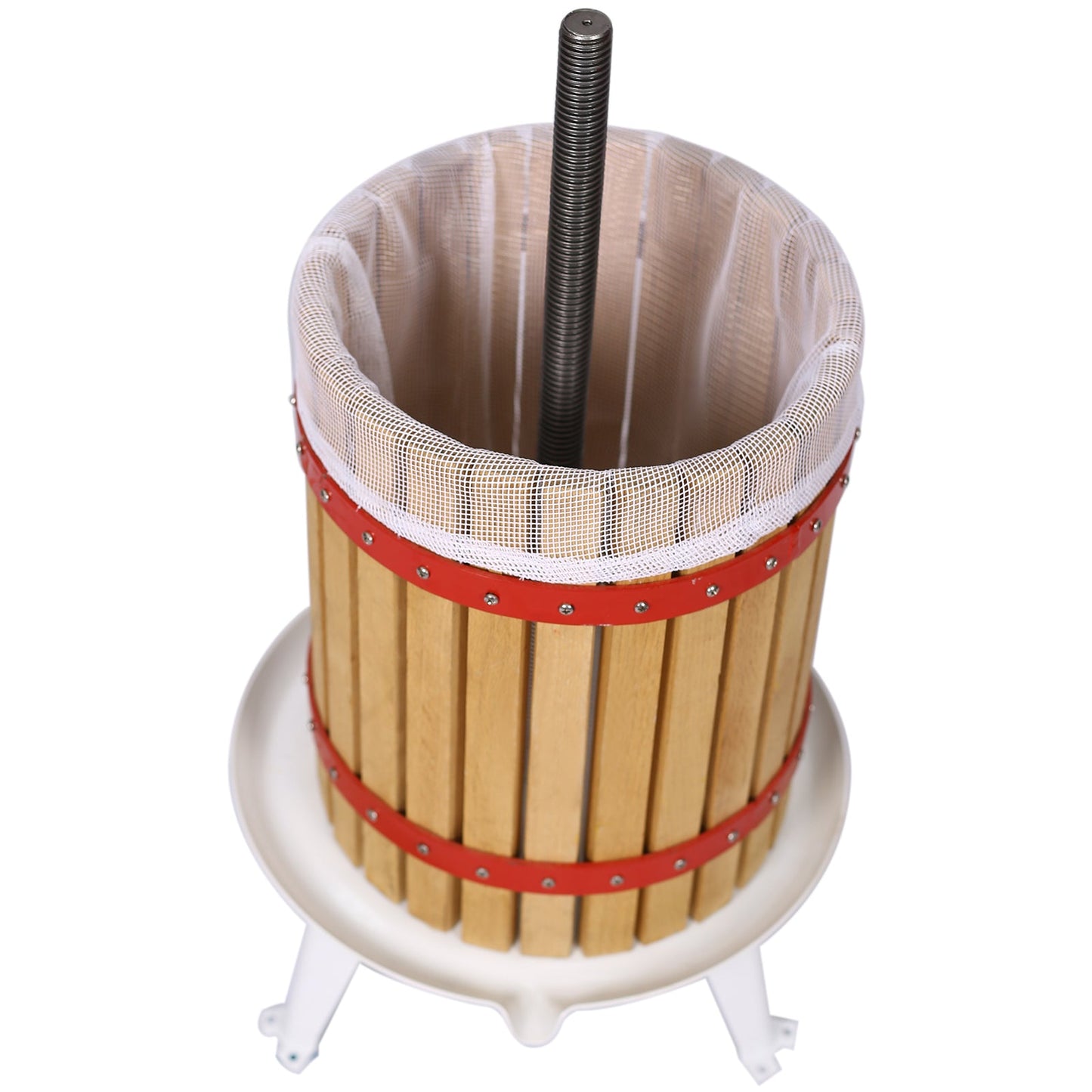 Fruit Wine Press and Crusher and Filter Bag,100% Nature Apple&Grape&Berries Crusher Manual Juice Maker for Kitchen - Tampa Home & Garden Store