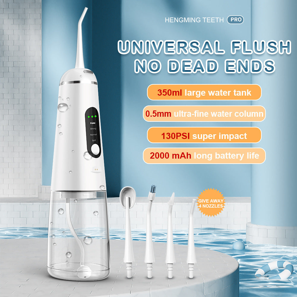 350ml Magnetic Suction Charging 4-Head Tooth Washing Machine Household Water Spray Tooth  Portable Cleaning Tooth Cleaning Machine - Tampa Home & Garden Store
