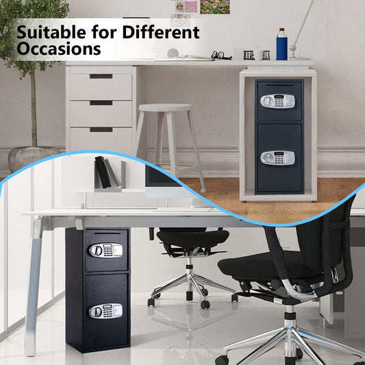 Digital Safe Box with 2 Doors - Tampa Home & Garden Store