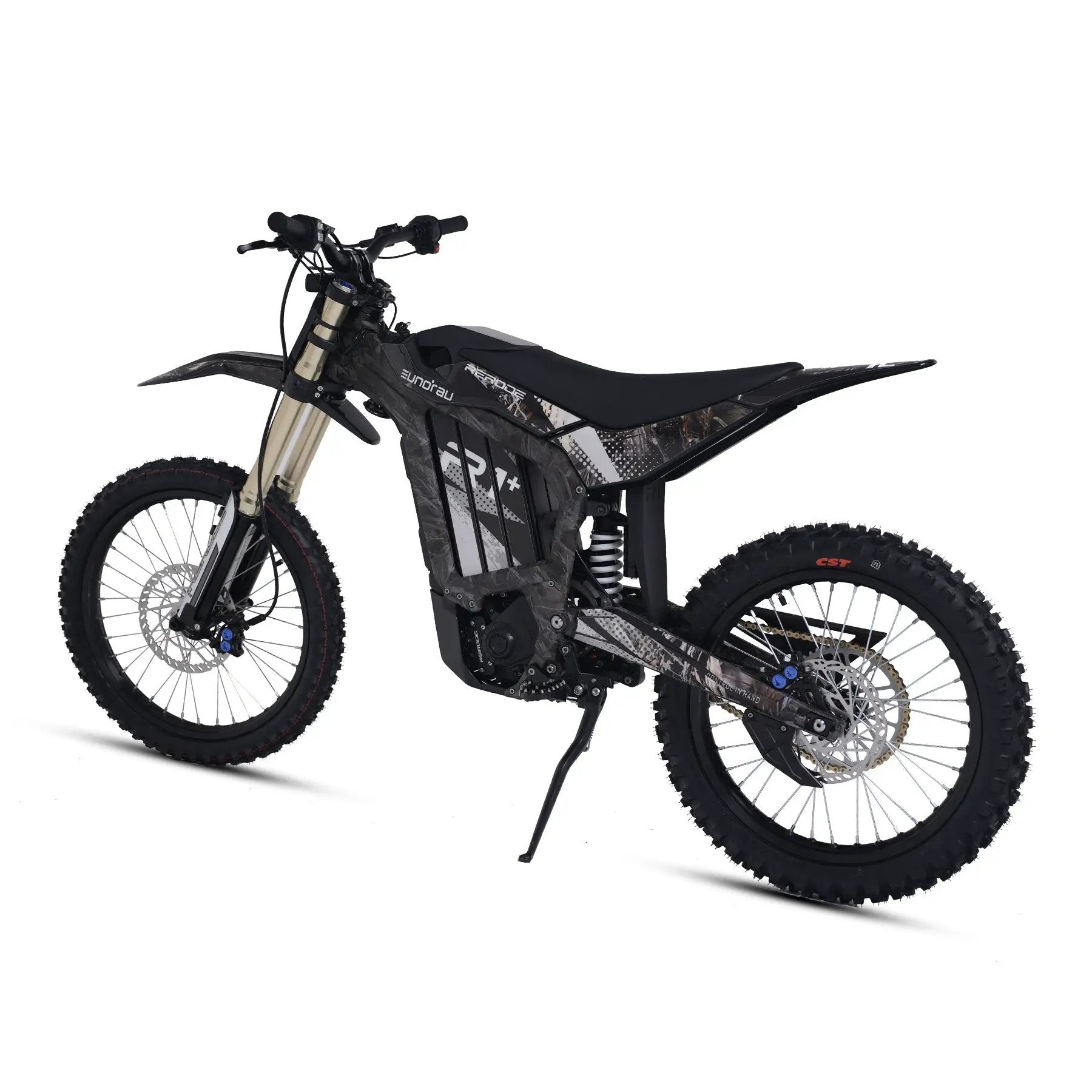 R1+ electric mountain bike by EUNORAU E-BIKE US with camo frame knobby tires on Tampa Home & Garden Store