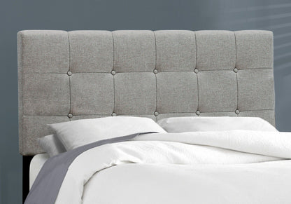 Transitional Upholstered Bed Frame and Headboard