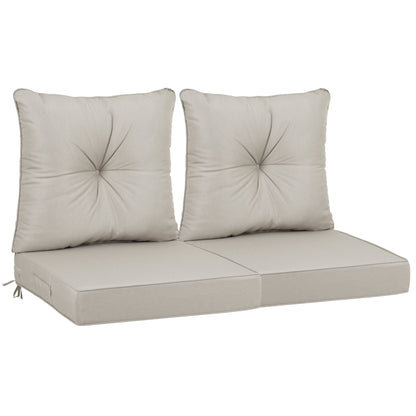 Waterproof Outdoor Deep Seat Cushions for Beige