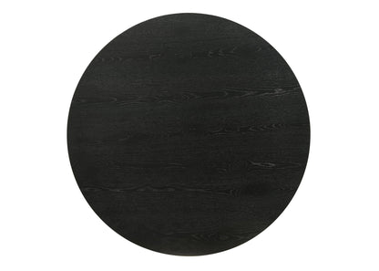End table Black Jasper round top with black wood grain texture HouseOfZazla on Tampa Home & Garden Store