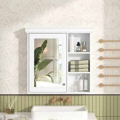 Wall Mounted Medicine Cabinet with Mirror