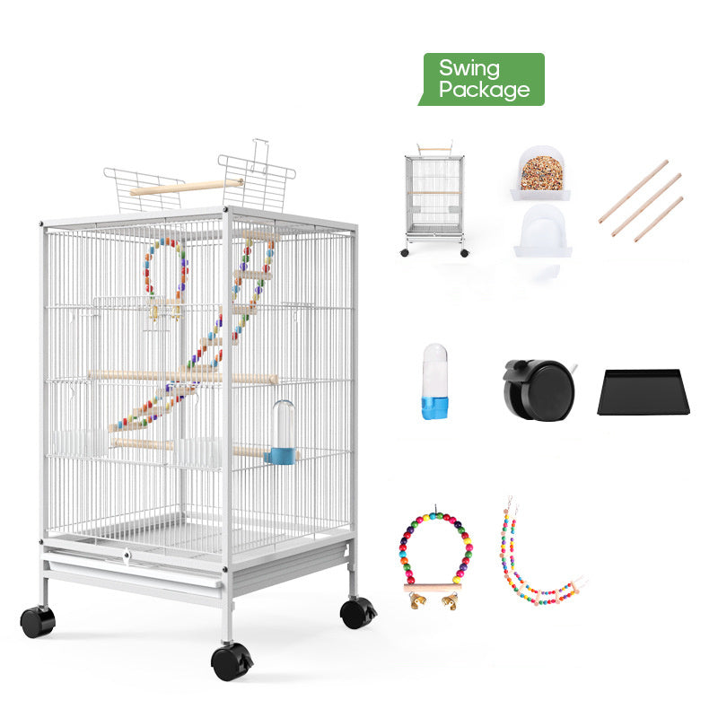 Parrot Xuanfeng Bird Cage Breeding Box with Feeder Grass Nest by Sell My Stuff wheeled on Tampa Home & Garden Store