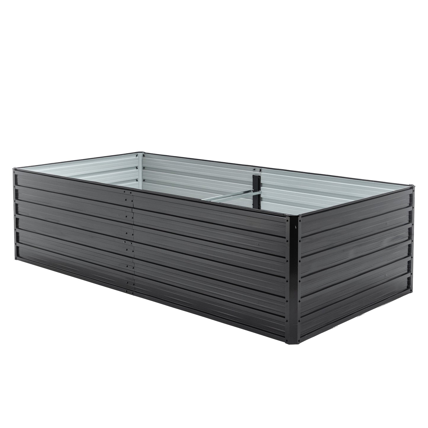 Galvanized Metal Raised Garden Bed for Outdoors